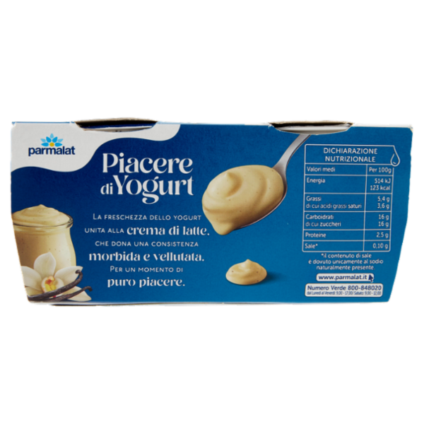 PARMALAT Piacere di Yogurt Vaniglia 2x115g