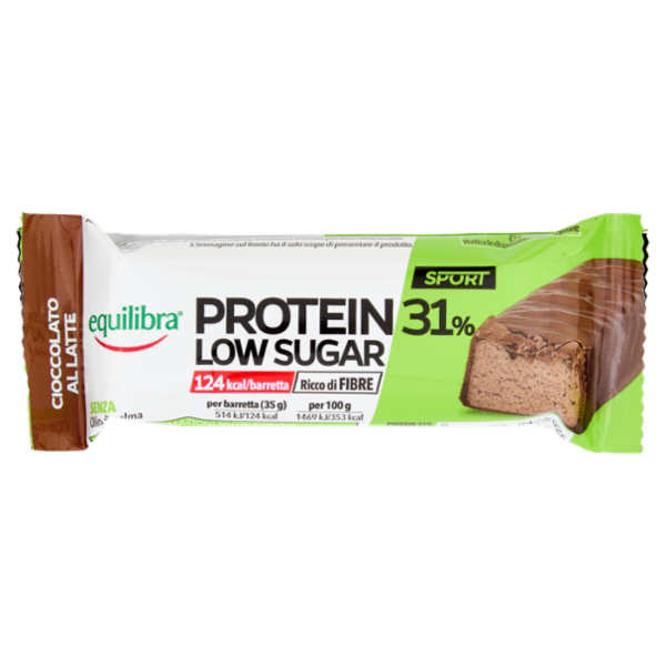 equilibra Sport Protein 31% Low Sugar Cioccolato al Latte 35 g