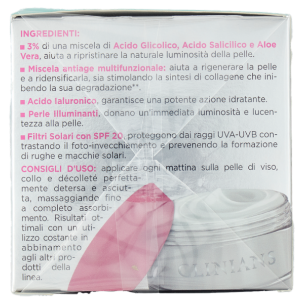 Clinians Acidoglicolico Trattamento Rinnovatore SPF 20 50 mL