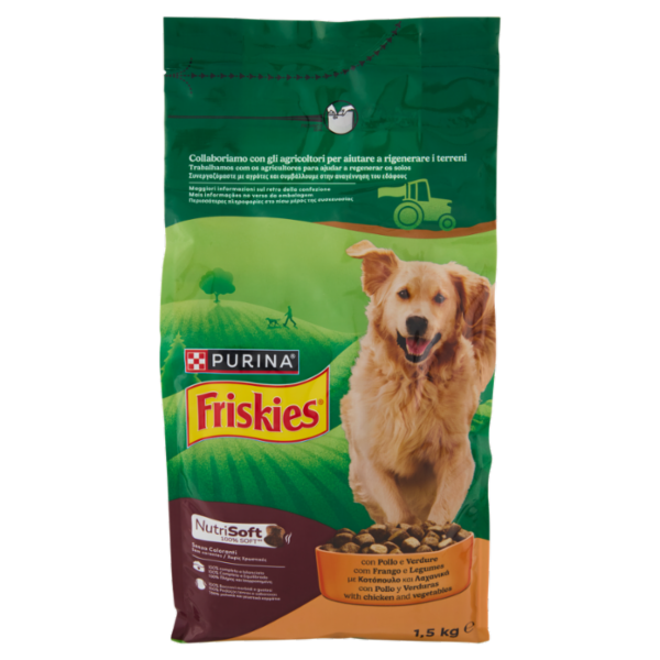 PURINA FRISKIES NutriSoft Pollo e Verdure 1,5kg