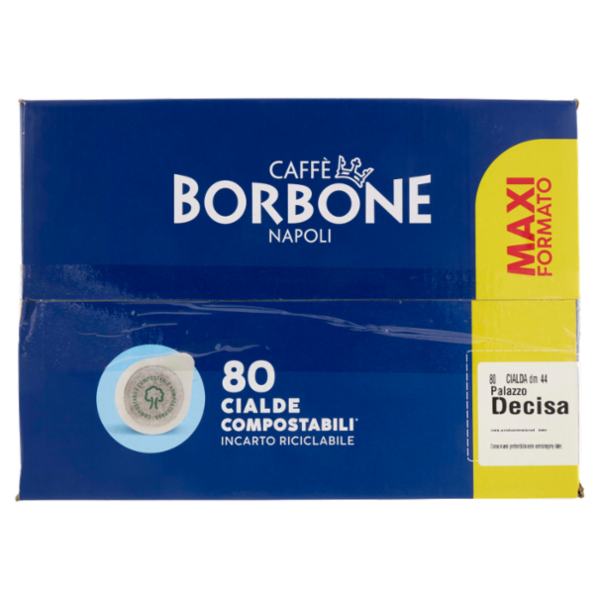 Caffè Borbone Miscela Decisa Cialde Compostabili* 80 x 7,2 g