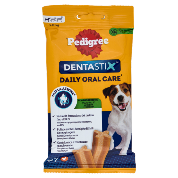 Pedigree Dentastix Snack per igiene orale Cane Piccolo 7 Pezzi 110 g