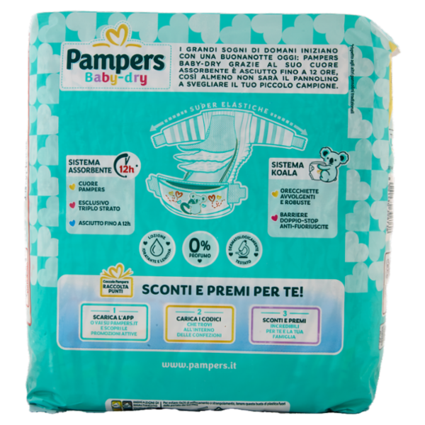 Pampers Baby-dry Maxi 24 pz