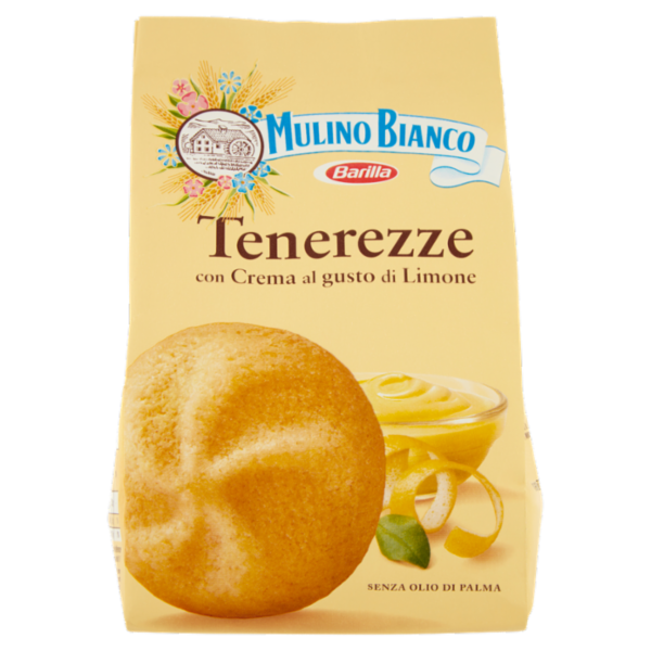 Mulino Bianco Tenerezze Biscotti con Crema al Gusto di Limone 200g