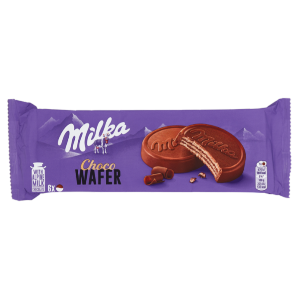 Milka Choco Wafer, merenda al cioccolato al latte - 180g