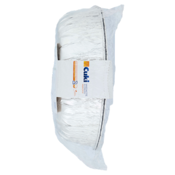 Cuki Cuoce Vaschette Alluminio doppia forza Pollo Arrosto 2 Pz