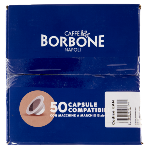 Caffè Borbone Miscela Decisa Capsule Compatibili con Macchine a Marchio Bialetti* 50 x 6 g