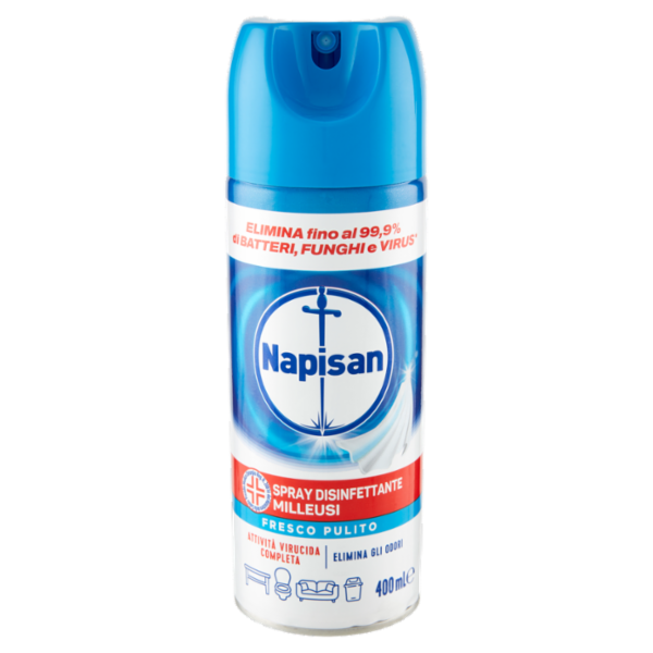Napisan Spray Disinfettante Milleusi Fresco Pulito 400 ml