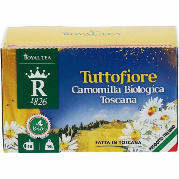 Royal Tea Camomilla Bio Toscana Tuttofiore 16 Bustine