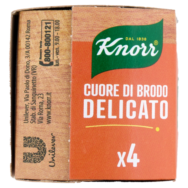 Knorr Cuore di Brodo Delicato 4 x 28 g