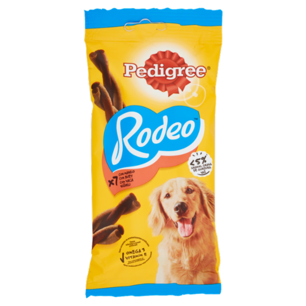 Pedigree Rodeo Snack Cane x7 con Manzo 123 g