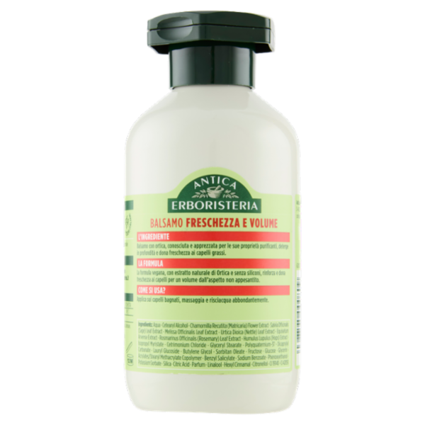Antica Erboristeria Balsamo Freschezza e Volume Ortica Capelli normali e grassi 225 ml