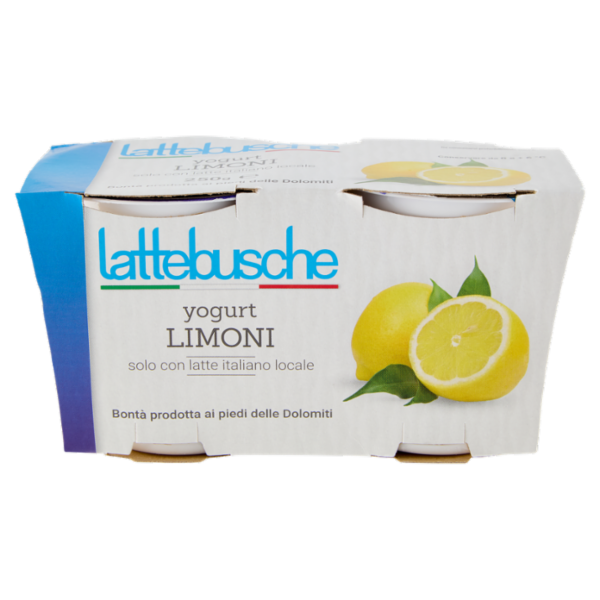 lattebusche yogurt Limoni 2 x 125 g