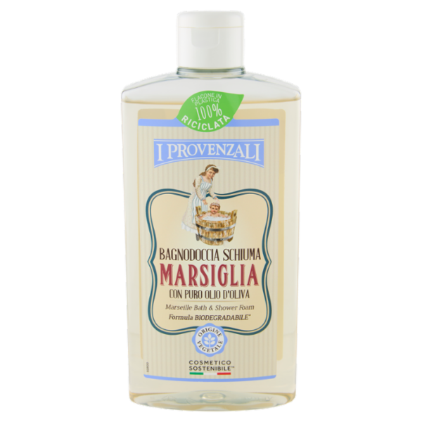 I Provenzali Bagnodoccia Schiuma Marsiglia con Puro Olio d'Oliva 400 ml