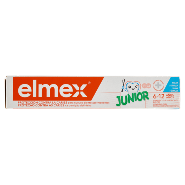 elmex dentifricio Junior bimbi, bambini 6-12 anni 75 ml