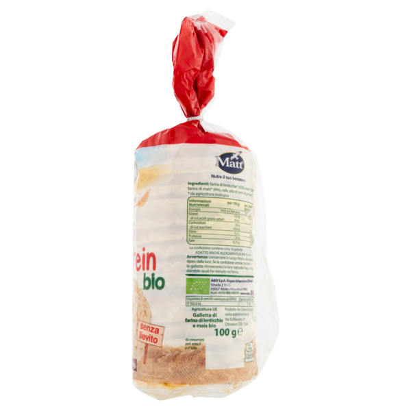Matt non solo pane le Mais Protein bio 100 g
