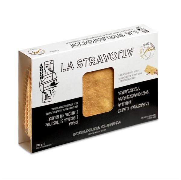 La Stravolta Schiacciata secca classica secca 160 g