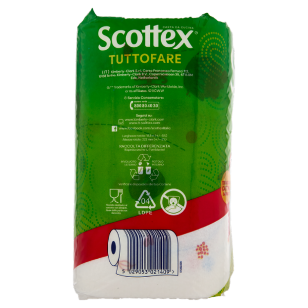 Scottex Tuttofare Carta da Cucina 2 pz