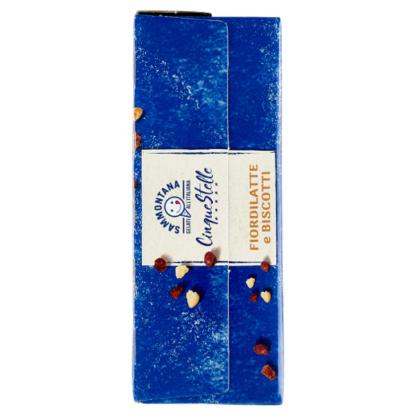 Sammontana Cinque Stelle Fiordilatte e Biscotti 6 x 75 g