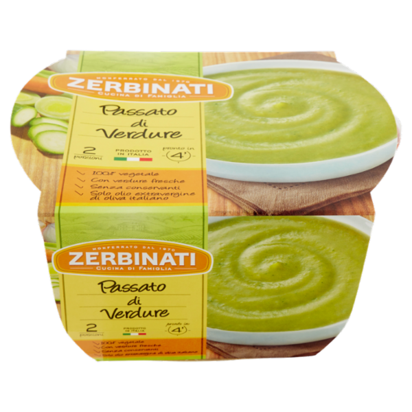 Zerbinati Passato di Verdure 620 g