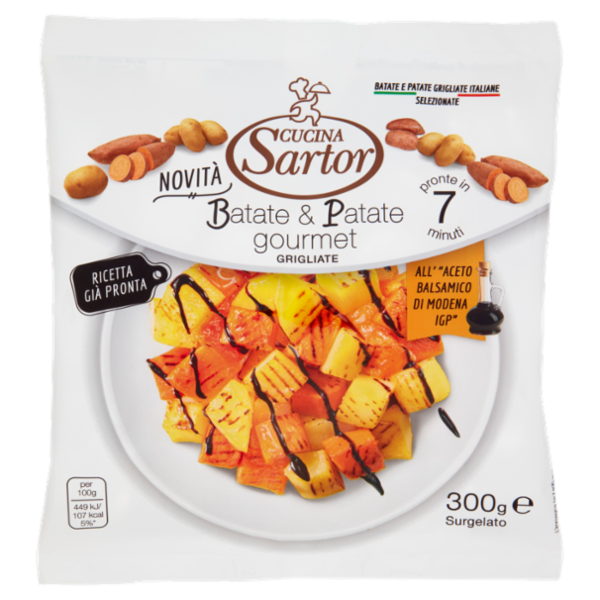 Cucina Sartor Batate & Patate gourmet Grigliate Surgelato 300 g