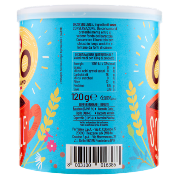 Selex Orzo Tostato Solubile 120 g