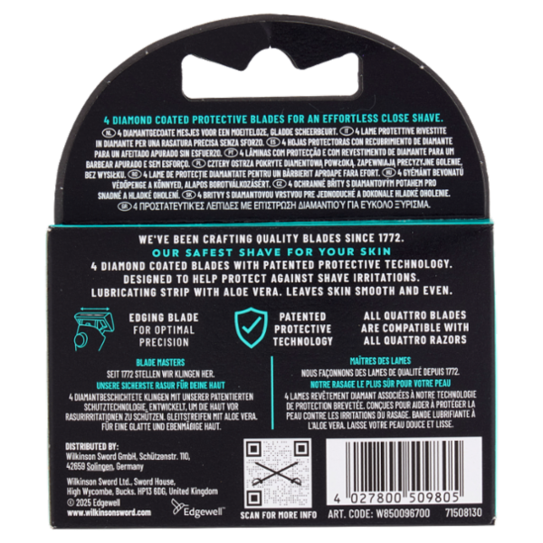 Wilkinson Sword Quattro Lame x4