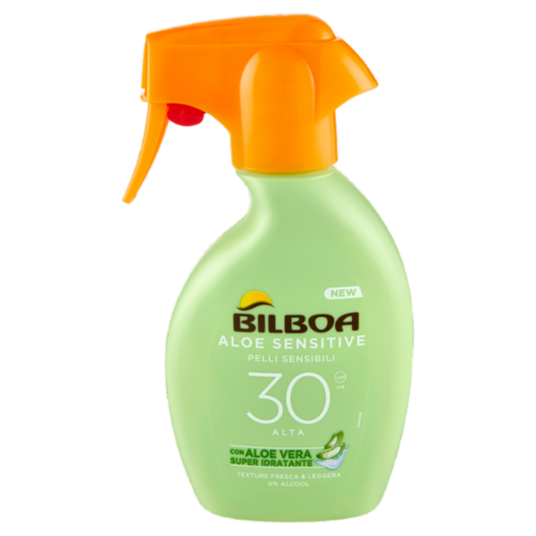 Bilboa Aloe Sensitive Pelli Sensibili 30 Alta 250 ml