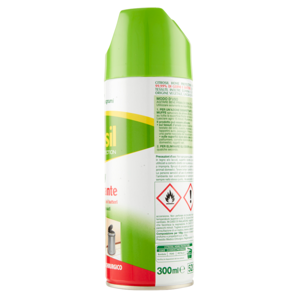 Citrosil Home Protection - Spray Disinfettante con essenze di agrumi, 300 ml