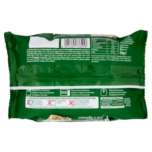 Giovanni Rana Lasagne Ricotta e Spinaci 350 g