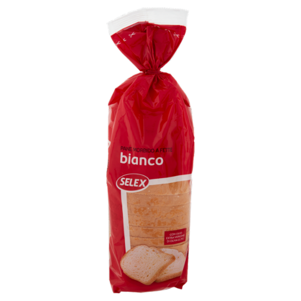 Selex Pane Morbido Bianco a Fette 400 g