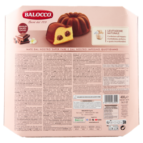 Balocco Torte in Festa Voglia di Cioccolato 400 g