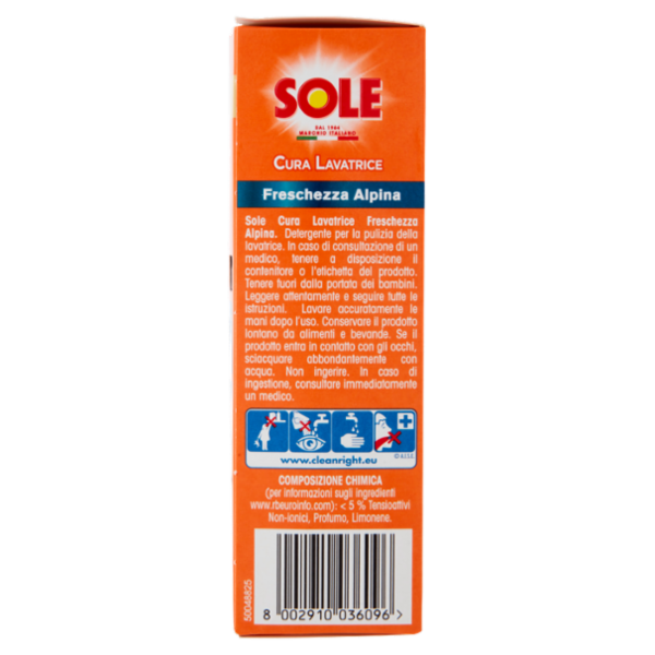 Sole Freschezza Alpina Cura Lavatrice 250 ml x 2