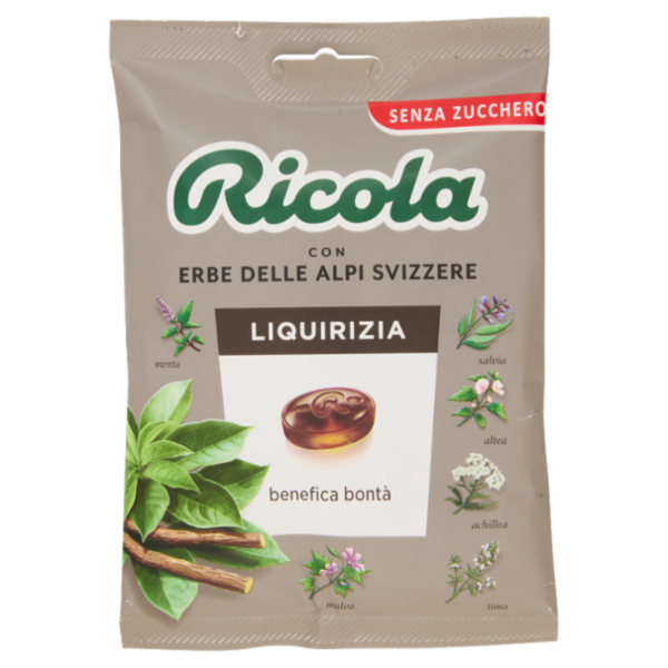 Ricola Liquirizia Senza Zucchero 70 g