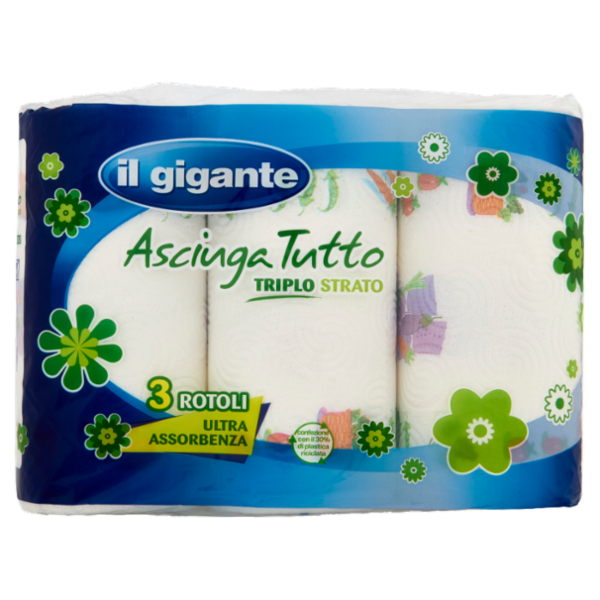 IL GIGANTE Asciuga Tutto Triplo Strato 3 pz