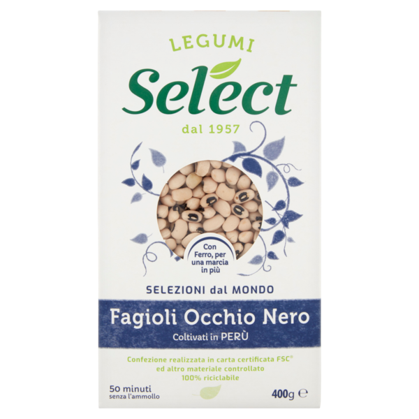 Select Selezioni dal Mondo Fagioli Occhio Nero 400 g