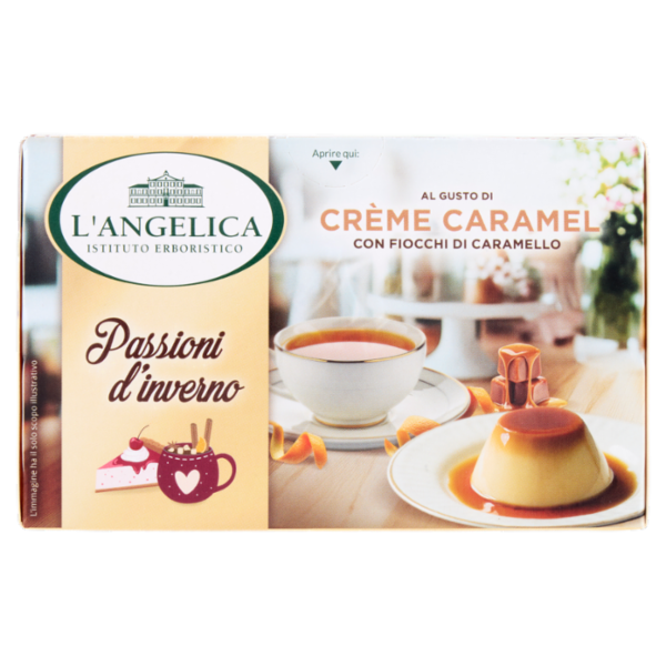 L'Angelica Passioni d'inverno al Gusto di Crème Caramel 15 Filtri 30 g