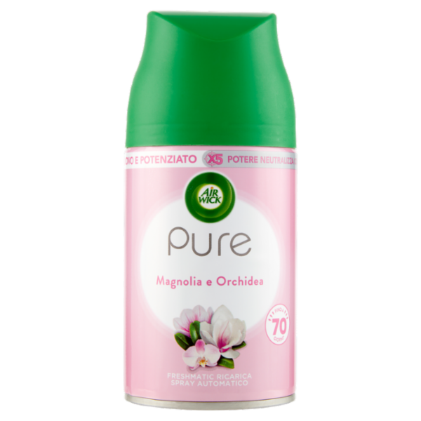 Air Wick Freshmatic Ricarica Pure Magnolia e Orchidea Profumatore per ambiente 250 ml