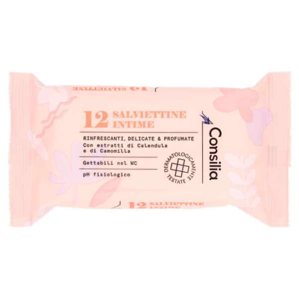 Consilia Salviettine Igiene Intima 12 pezzi