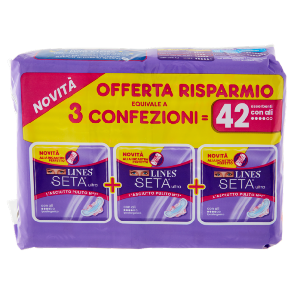 Lines Seta Ultra Trio Cp Ali 42 pezzi