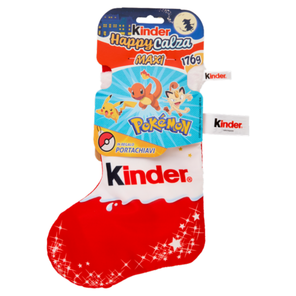 Kinder Happy Calza Maxi Pokémon 7 pezzi 176 g