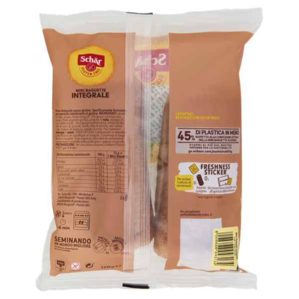 Schär Mini Baguette Integrale 2 x 75 g