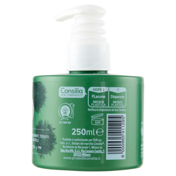 Consilia Detergente Intimo Delicato Bio con Succo Aloe ed Estratto Fiordaliso 250 ml