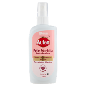 Autan Pelle Morbida Vapo Insetto Repellente e Antizanzare Comuni e Tigri 100ml