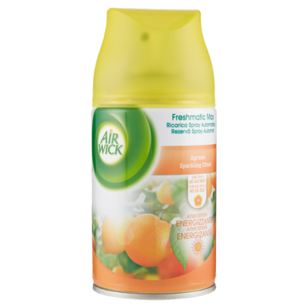 Air Wick Freshmatic Agrumi Spray Automatico per Ambienti Ricarica 250 ml