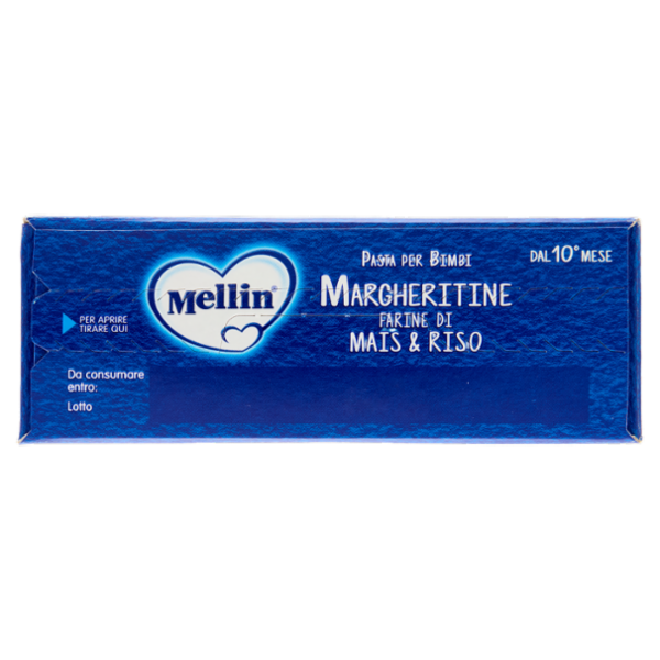 MELLIN Margheritine con Farine di Mais e Riso, Pasta per Bimbi, dal 10° mese, 280g