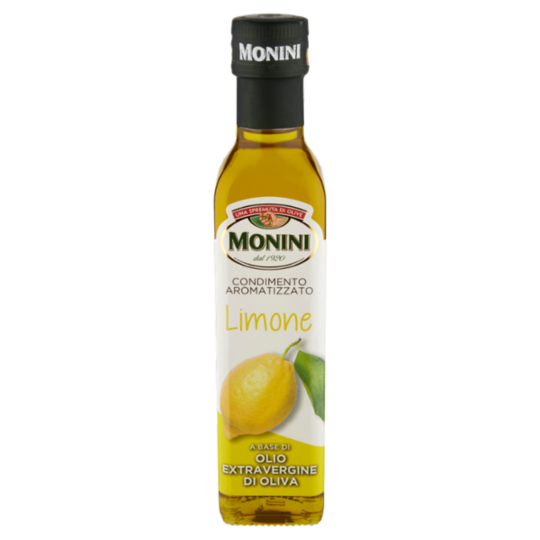 Monini Condimento Aromatizzato Limone a Base di Olio Extravergine di Oliva 250 ml
