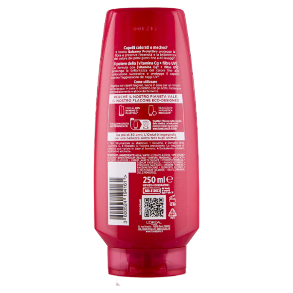 Elvive Color Vive Balsamo Protettivo, per Capelli Colorati o Meches, 250 ml