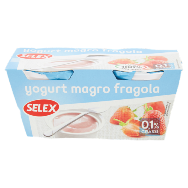 Selex Yogurt Magro Fragola 2x125 g
