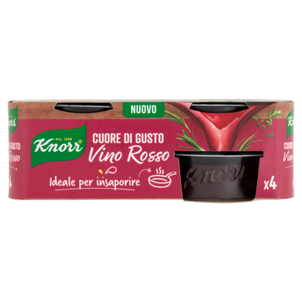 Knorr Cuore di Gusto Vino Rosso 4 x 26 g